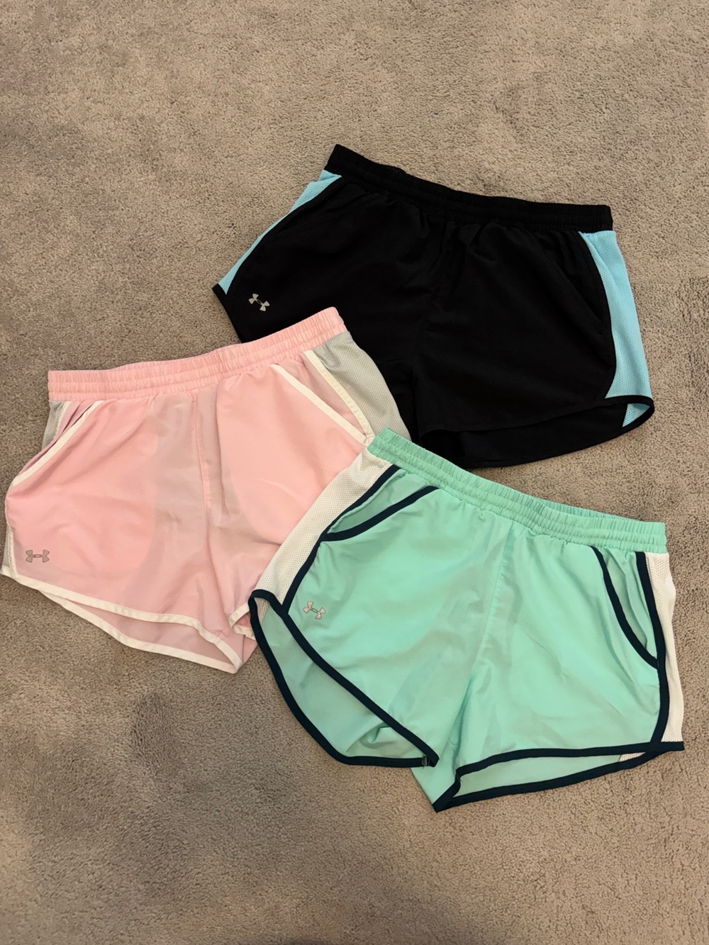 Under Armour Women’s Athletic Shorts (Set of 3)